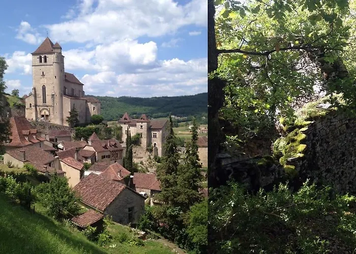 Holiday home Les Trigones Du Causse -maison Atypique Avec Piscine Privee Saint-Martin-Labouval