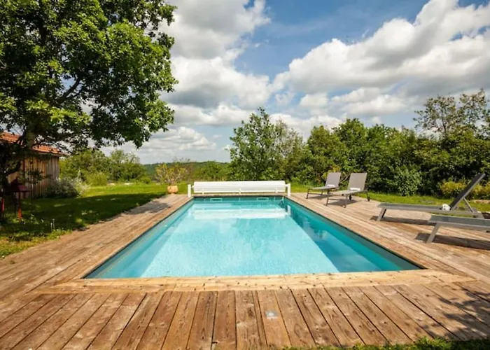 Les Trigones Du Causse -maison Atypique Avec Piscine Privee Holiday home *