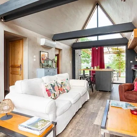 펜션 Les Trigones Du Causse -maison Atypique Avec Piscine Privee